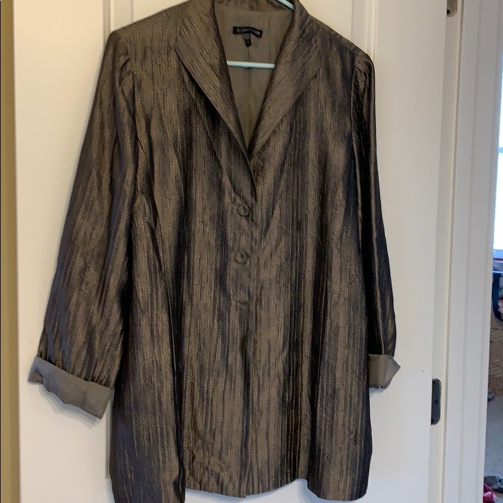 Eileen Fisher Bronze/Pewter color jacket